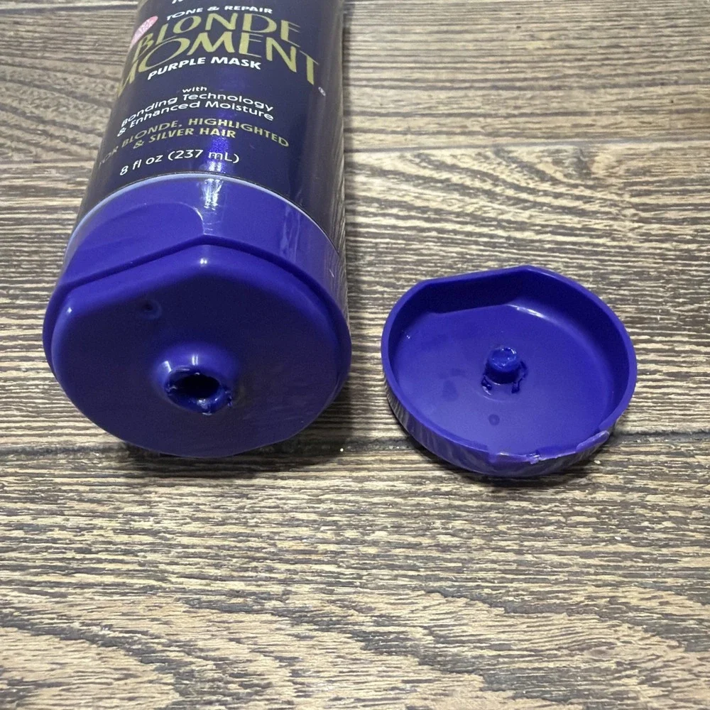 NOT YOUR MOTHER'S PURPLE HAIR MASK TREATMENT 8 FL OZ TONE REPAIR FOR BLONDE
